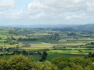 View of a valley