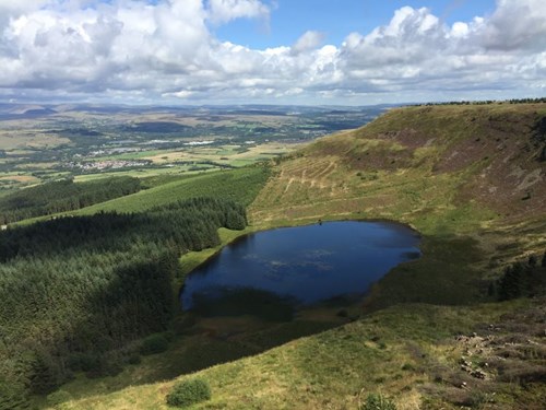 Golygfa o Llyn Fach