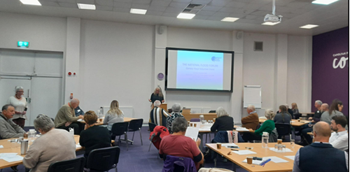 National Flood Forum presenting to Community flood volunteers and Professional Partners