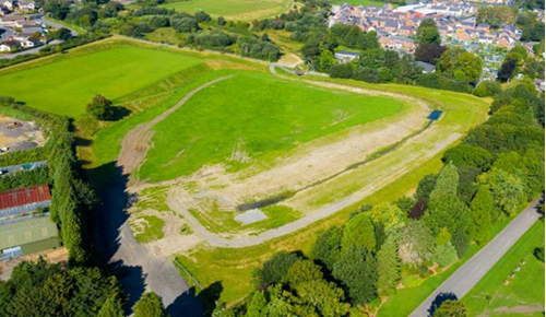 Figure 8: Park Lane attenuation pond, Aberdare, post construction