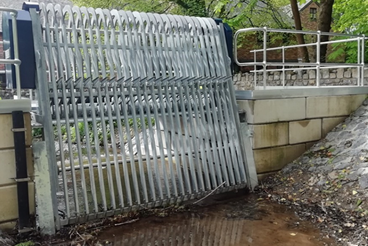 Figure 3: Mill Lane culvert automatic grill